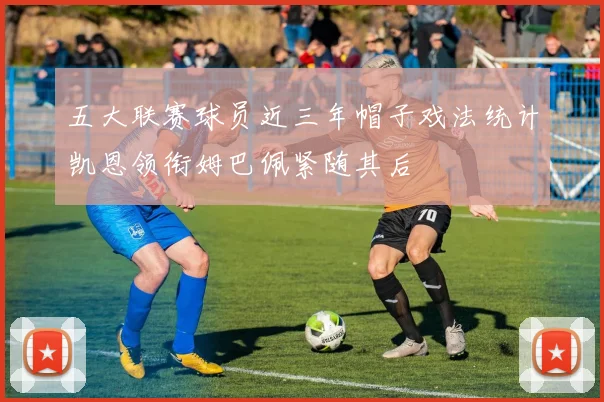 五大联赛球员近三年帽子戏法统计凯恩领衔姆巴佩紧随其后